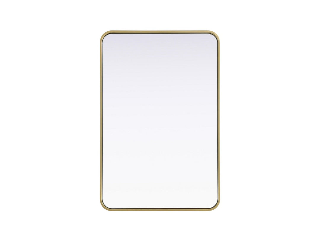 Remy Mirror in Brass Elegant Lighting