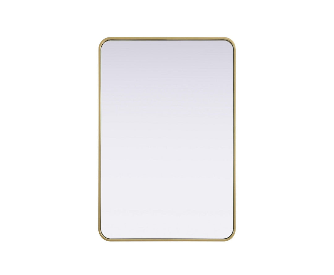 Remy Mirror in Brass Elegant Lighting