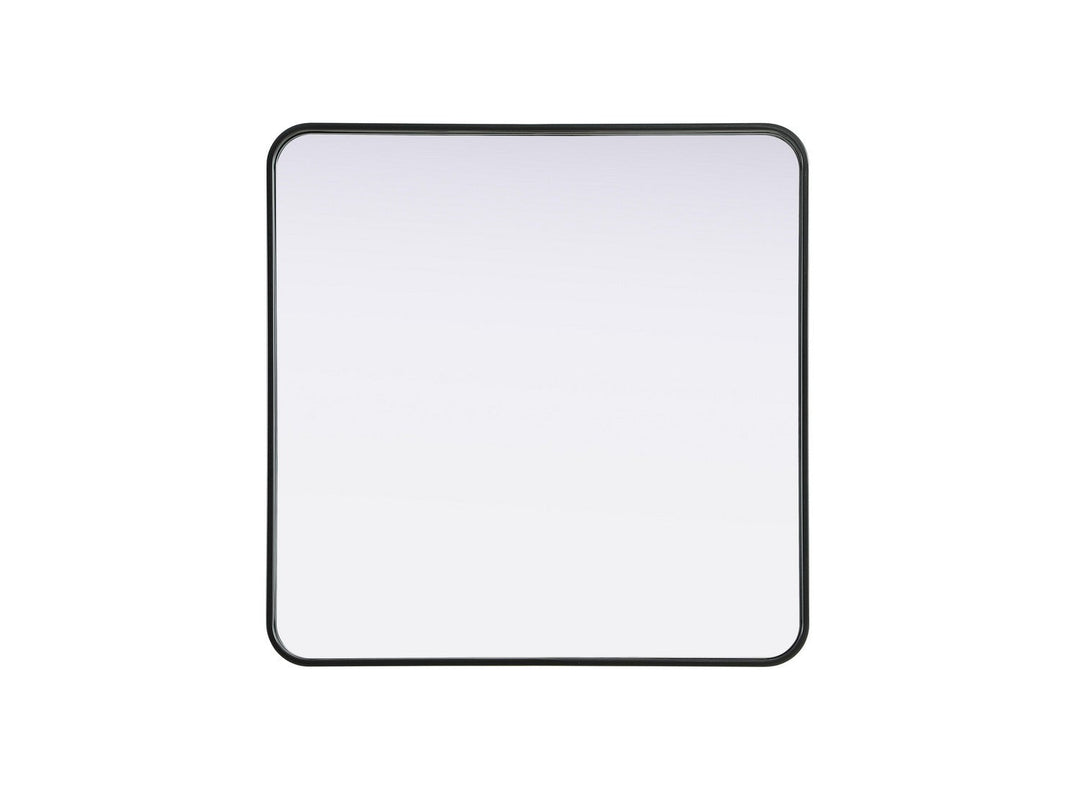 Remy Mirror in Black Elegant Lighting