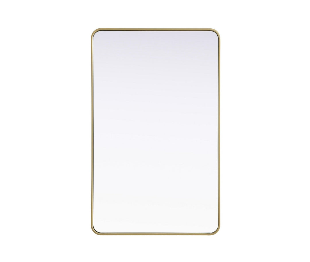 Remy Mirror in Brass Elegant Lighting