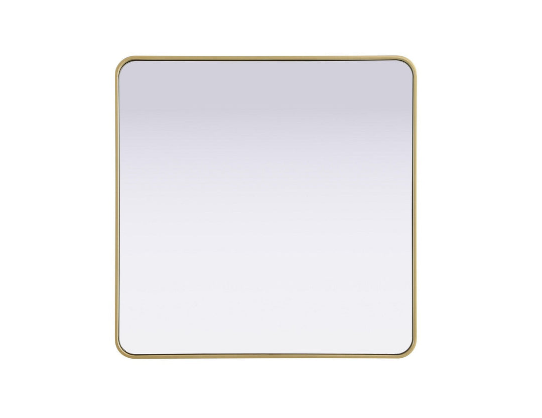Remy Mirror in Brass Elegant Lighting