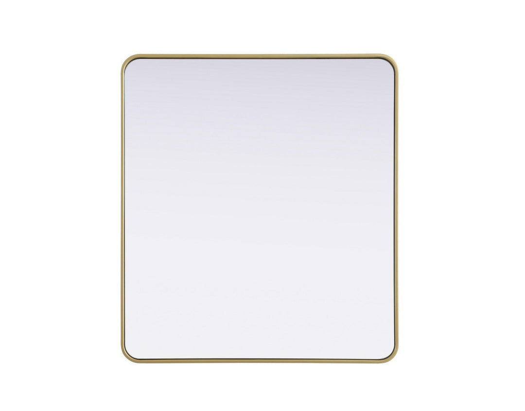 Remy Mirror in Brass Elegant Lighting