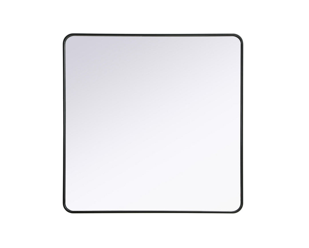 Remy Mirror in Black Elegant Lighting