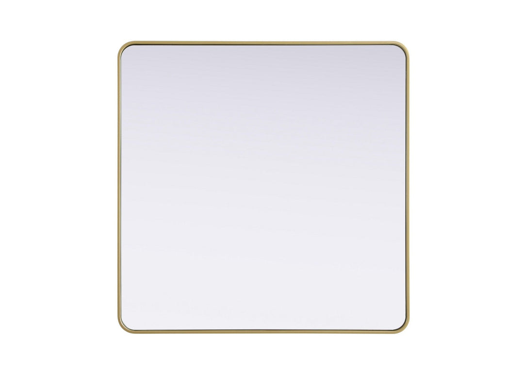 Remy Mirror in Brass Elegant Lighting