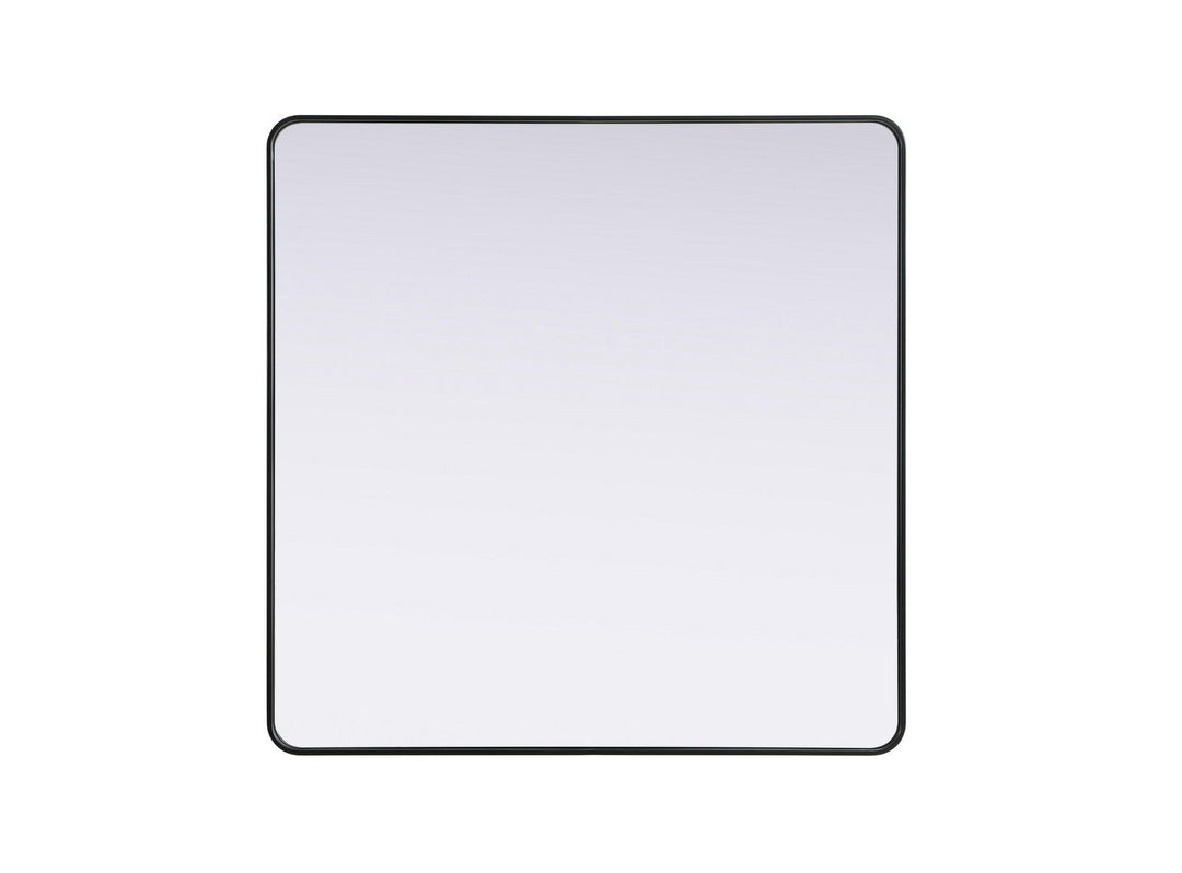 Remy Mirror in Black Elegant Lighting