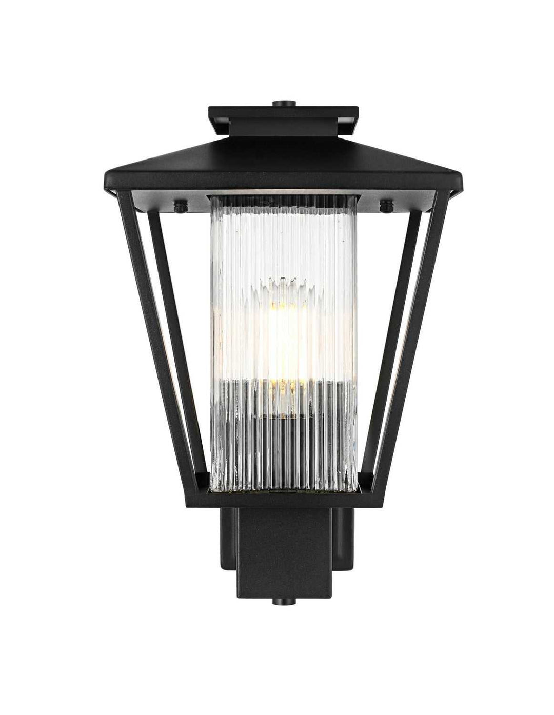 Gaul One Light Outdoor Wall Sconce in Black Elegant Lighting