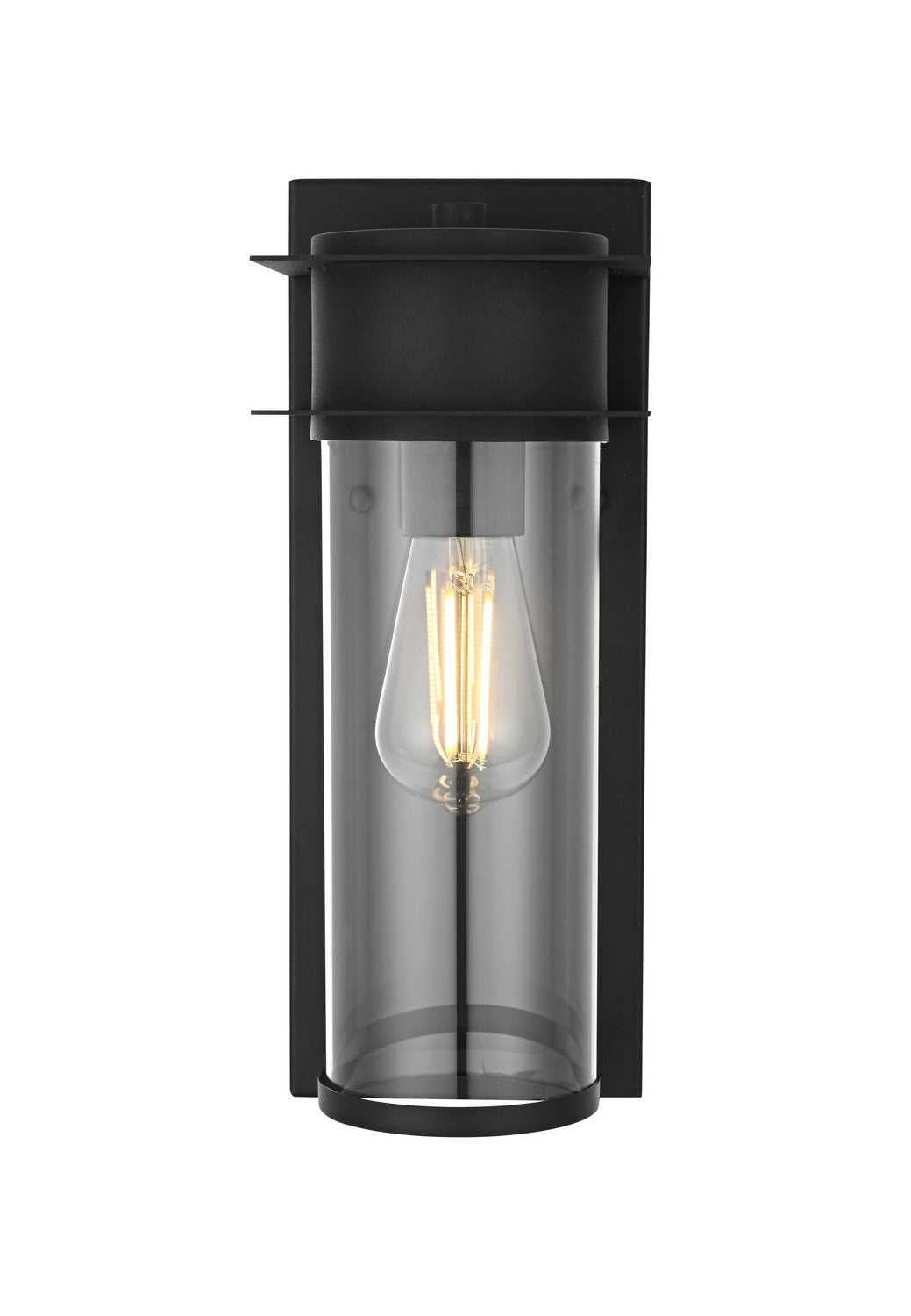 Westmont One Light Outdoor Wall Sconce in Black Elegant Lighting