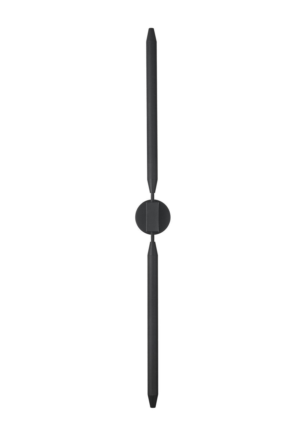 Odin LED Outdoor Wall Sconce in Black Elegant Lighting