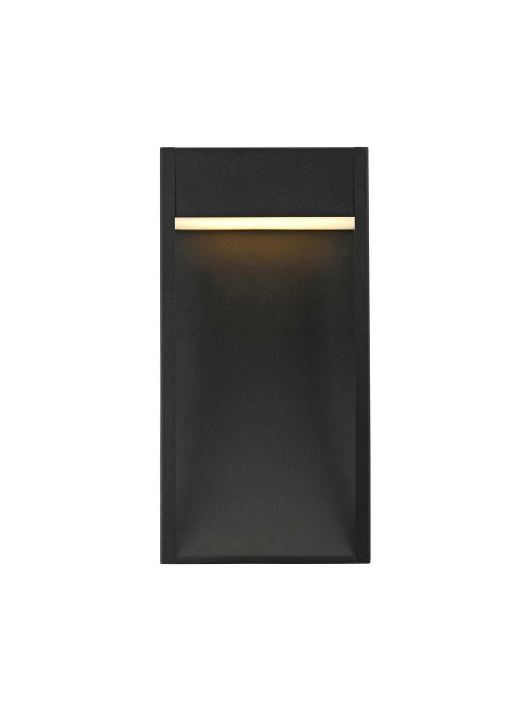 Adriel LED Outdoor Wall Sconce in Black Elegant Lighting