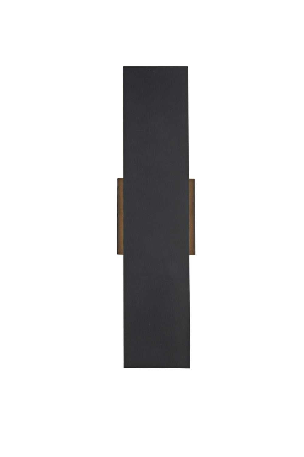 Waylen LED Outdoor Wall Sconce in Black Elegant Lighting