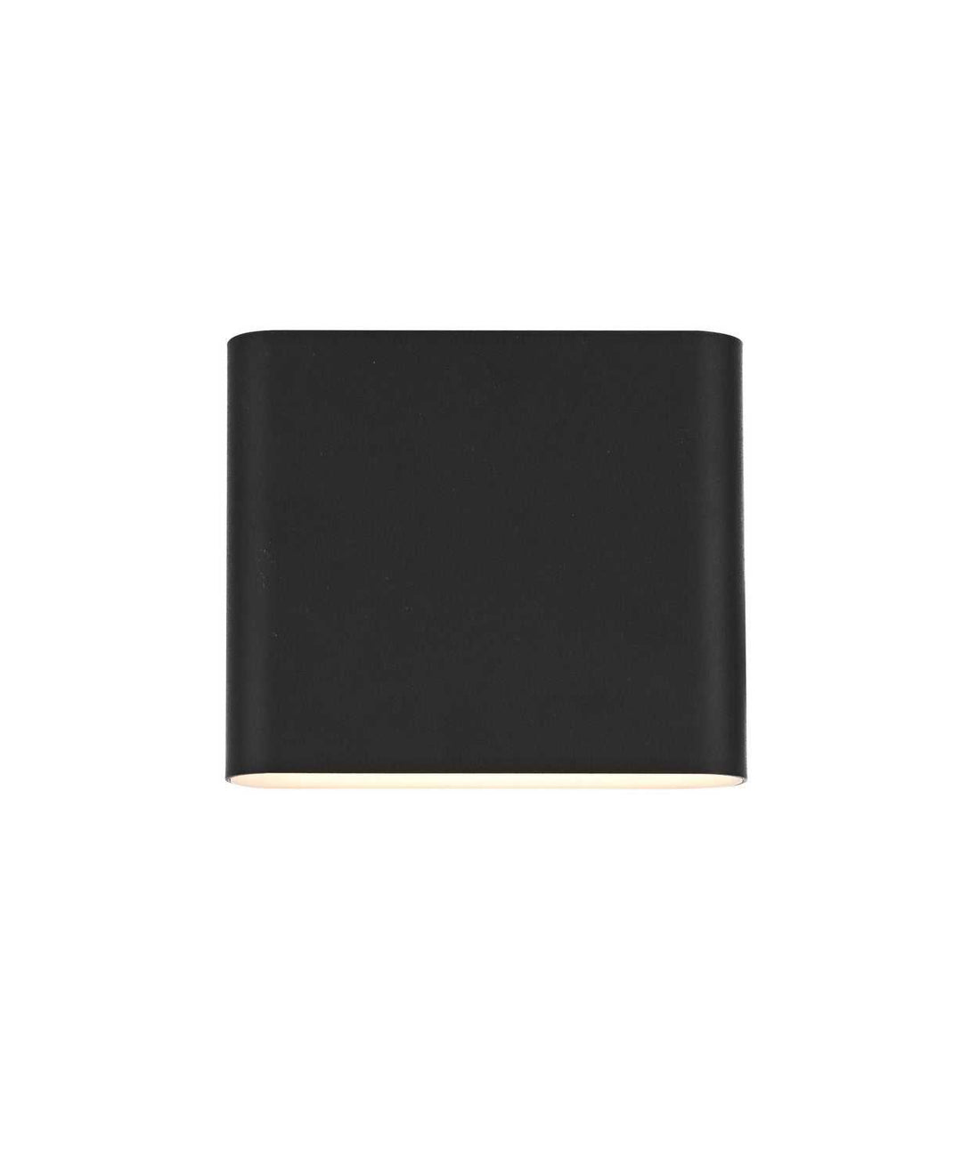 Clyde LED Outdoor Wall Sconce in Black Elegant Lighting