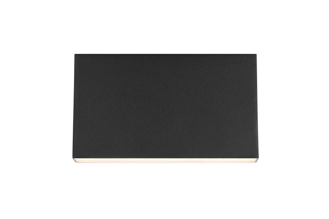 Colter LED Outdoor Wall Sconce in Black Elegant Lighting