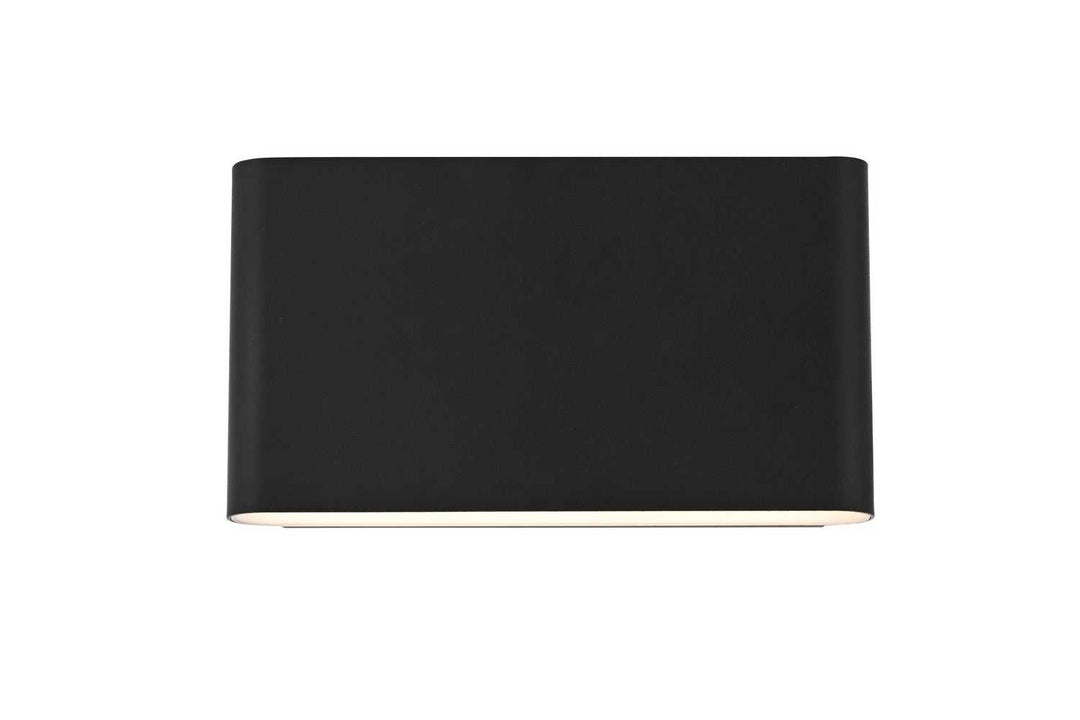 Corbin LED Outdoor Wall Sconce in Black Elegant Lighting