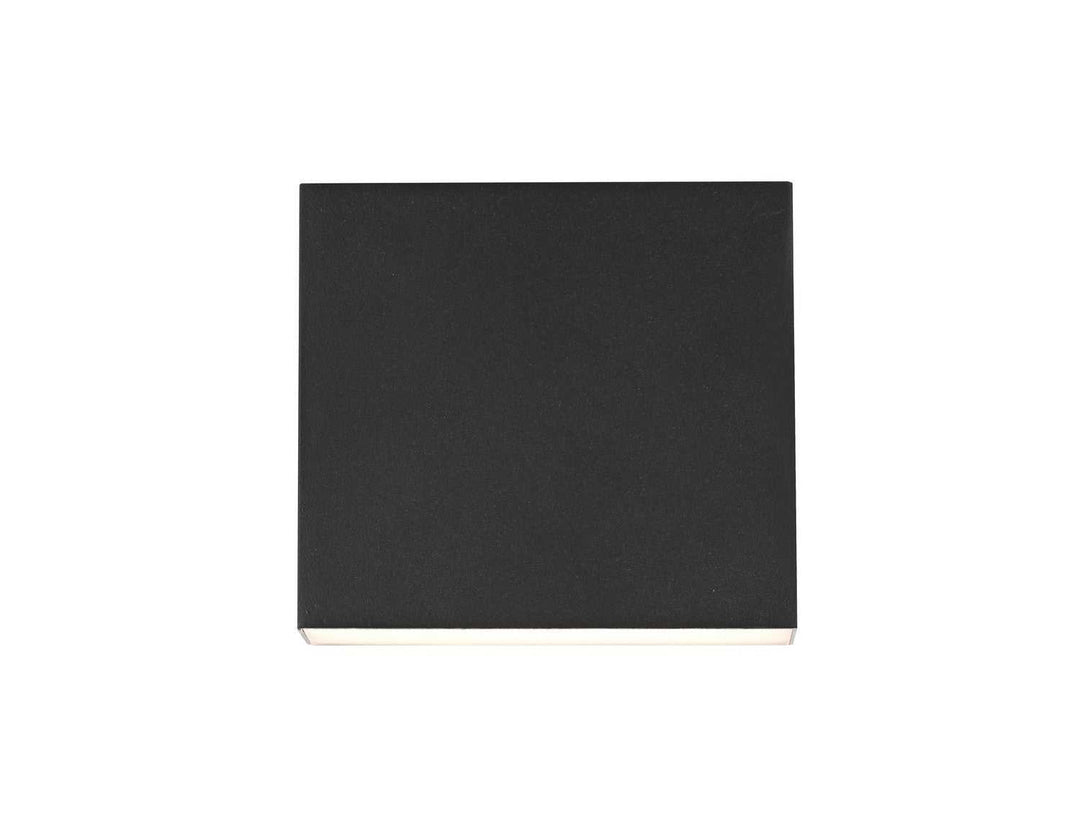 Creed LED Outdoor Wall Sconce in Black Elegant Lighting