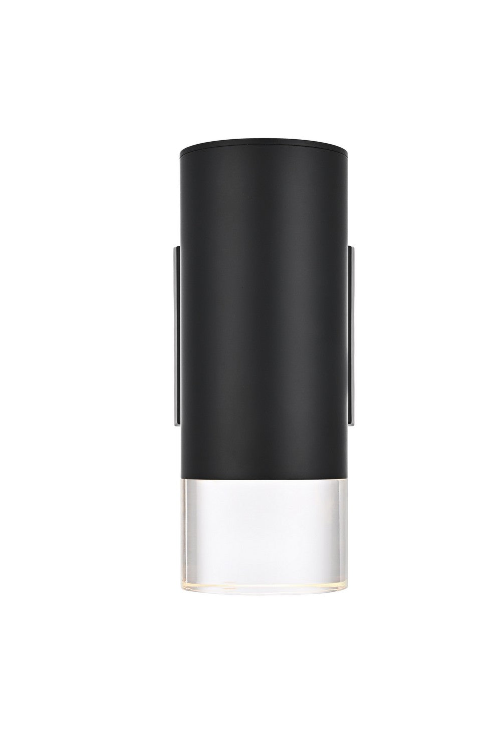 Jase LED Outdoor Wall Sconce in Black Elegant Lighting
