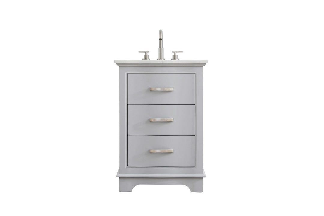 KNOX Bathroom Vanity in Grey Elegant Lighting