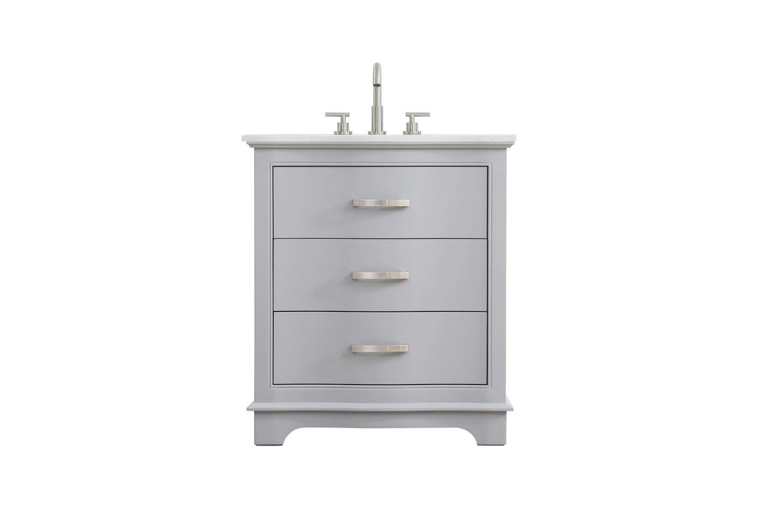 KNOX Bathroom Vanity in Grey Elegant Lighting