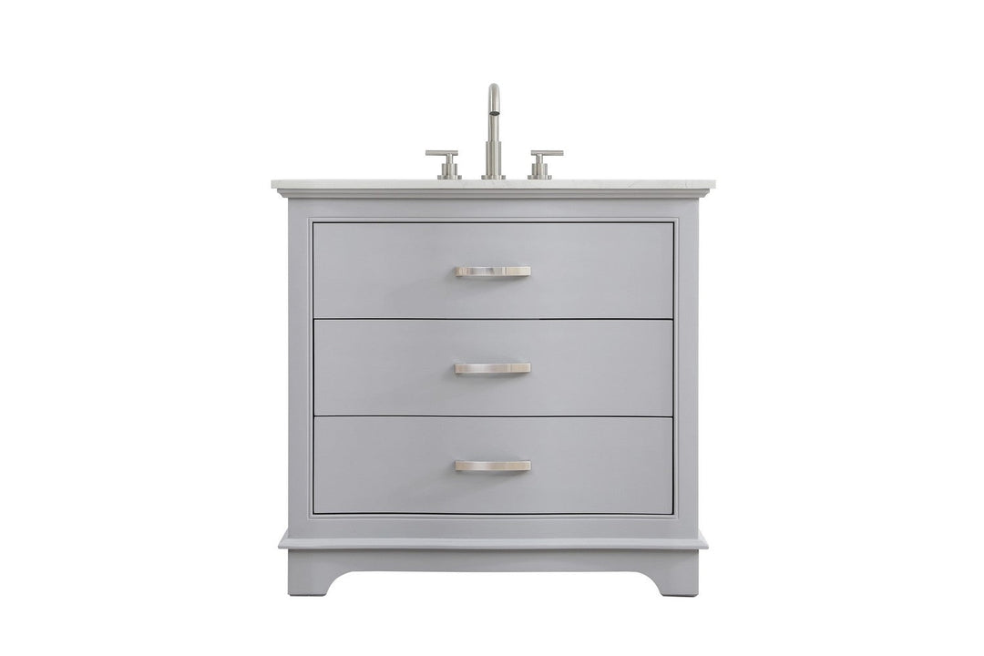 KNOX Bathroom Vanity in Grey Elegant Lighting