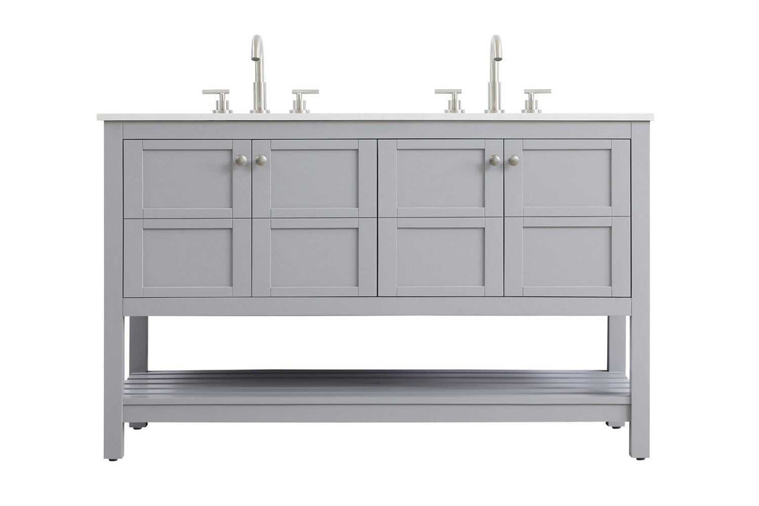 Theo Bathroom Vanity in grey Elegant Lighting