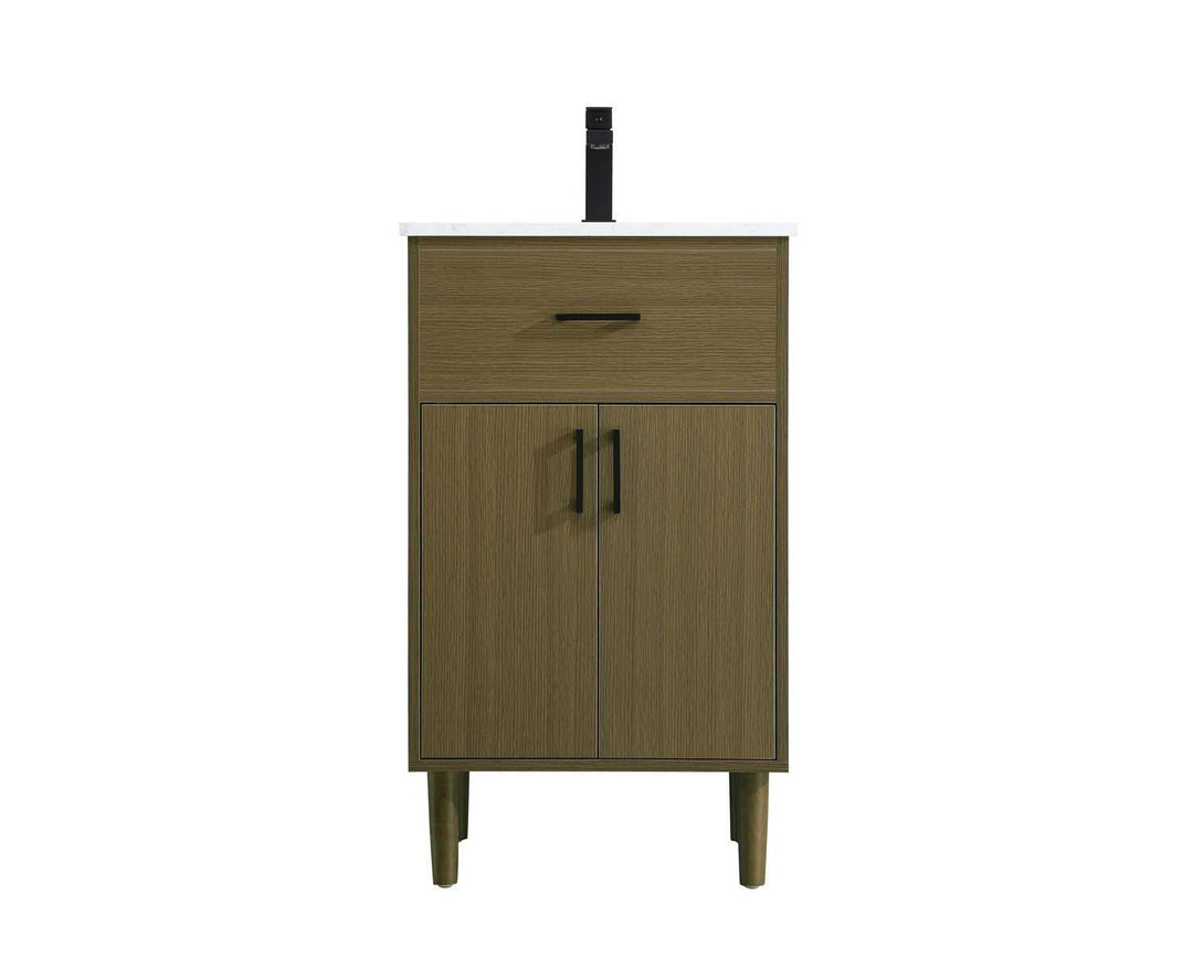 Chandler Bathroom Vanity in Chestnut Brown Elegant Lighting