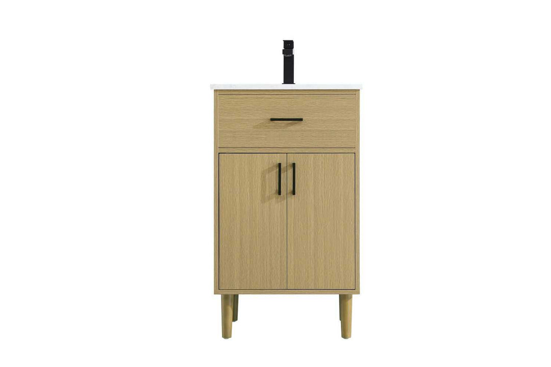 Chandler Bathroom Vanity in Honey Brown Elegant Lighting