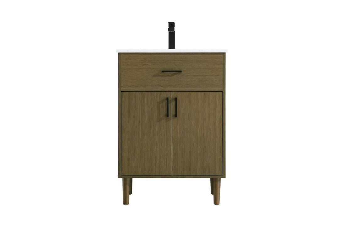 Chandler Bathroom Vanity in Chestnut Brown Elegant Lighting
