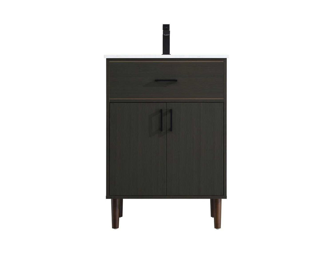 Chandler Bathroom Vanity in Mocha Brown Elegant Lighting