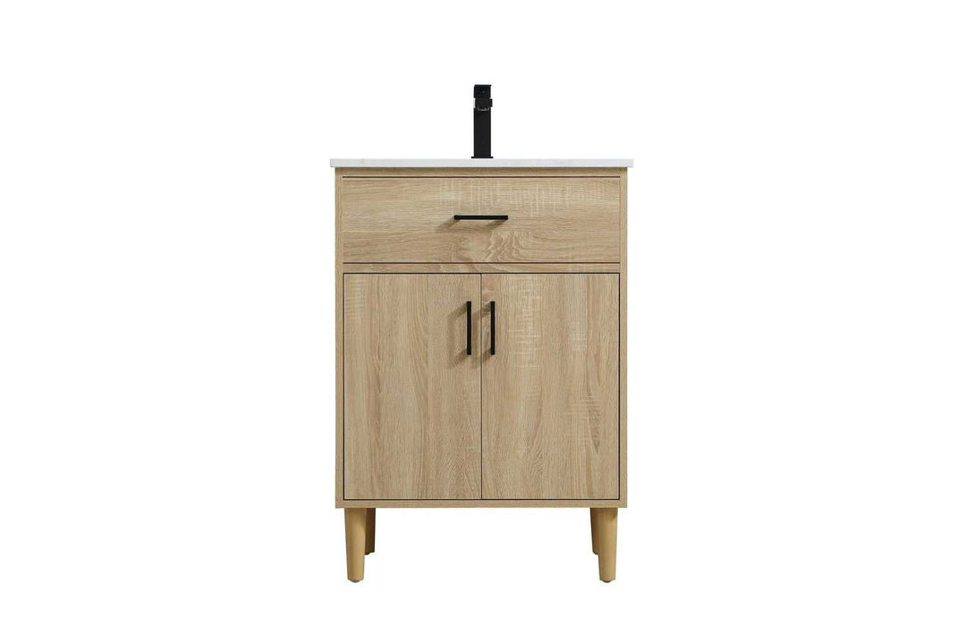 Chandler Bathroom Vanity in Mango Wood Elegant Lighting