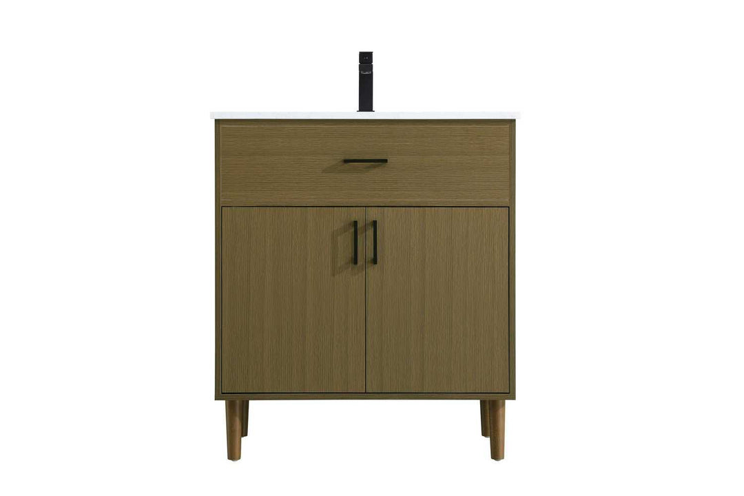 Chandler Bathroom Vanity in Chestnut Brown Elegant Lighting