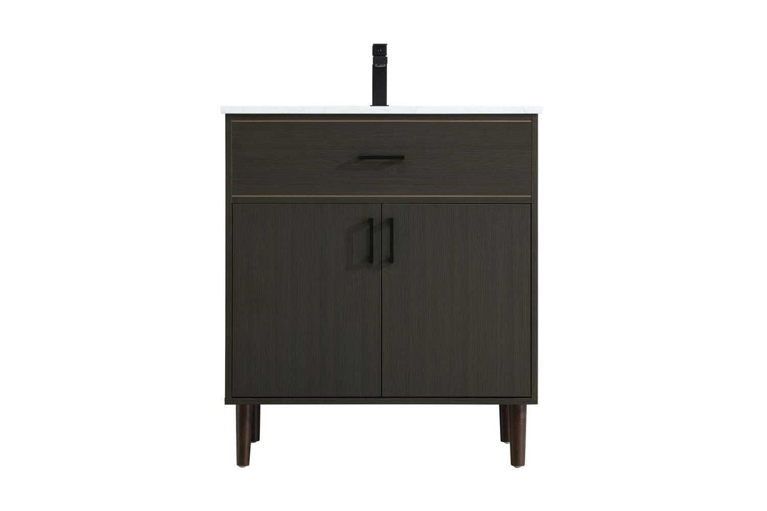 Chandler Bathroom Vanity in Mocha Brown Elegant Lighting