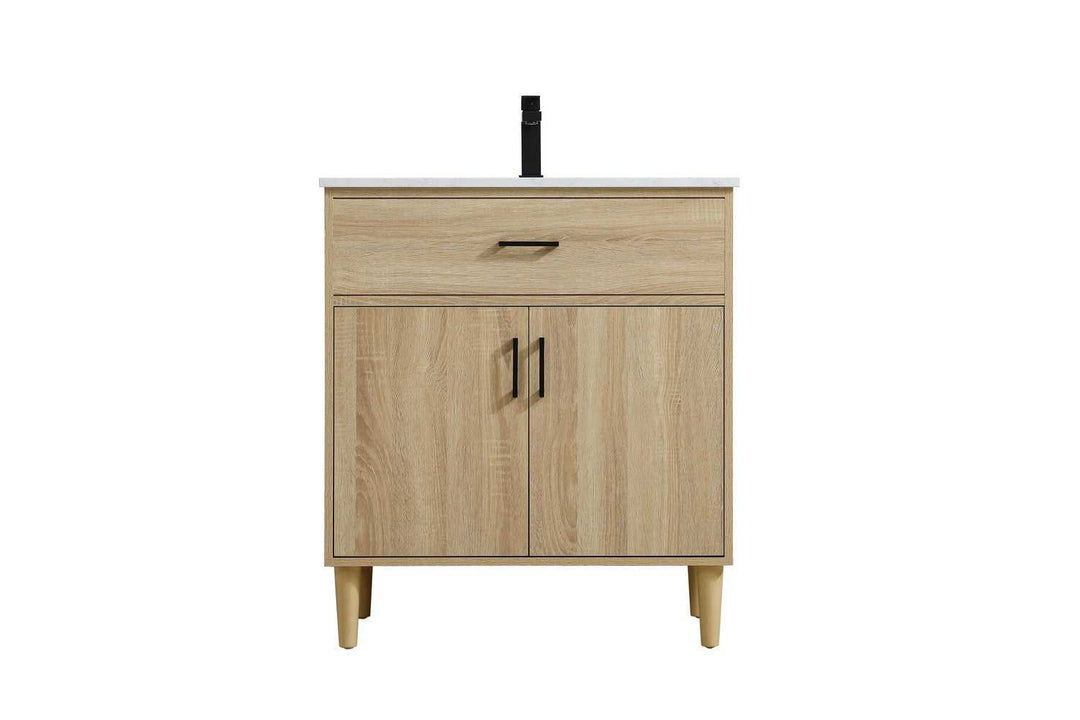 Chandler Bathroom Vanity in Mango Wood Elegant Lighting