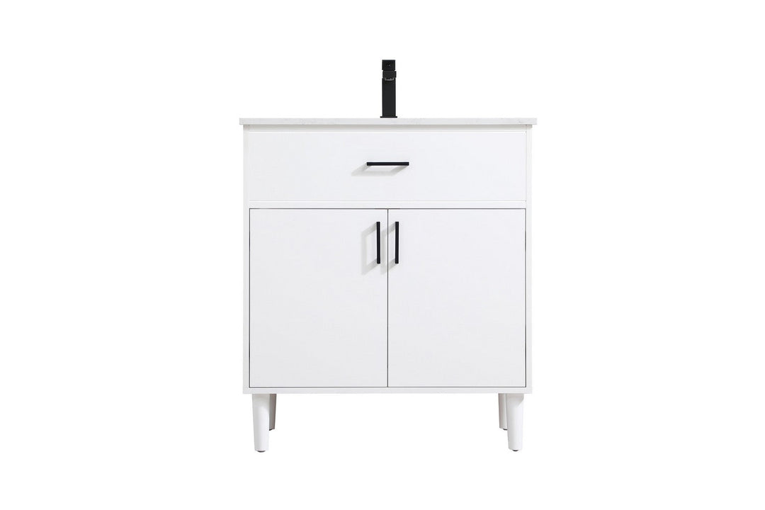 Chandler Bathroom Vanity in White Elegant Lighting