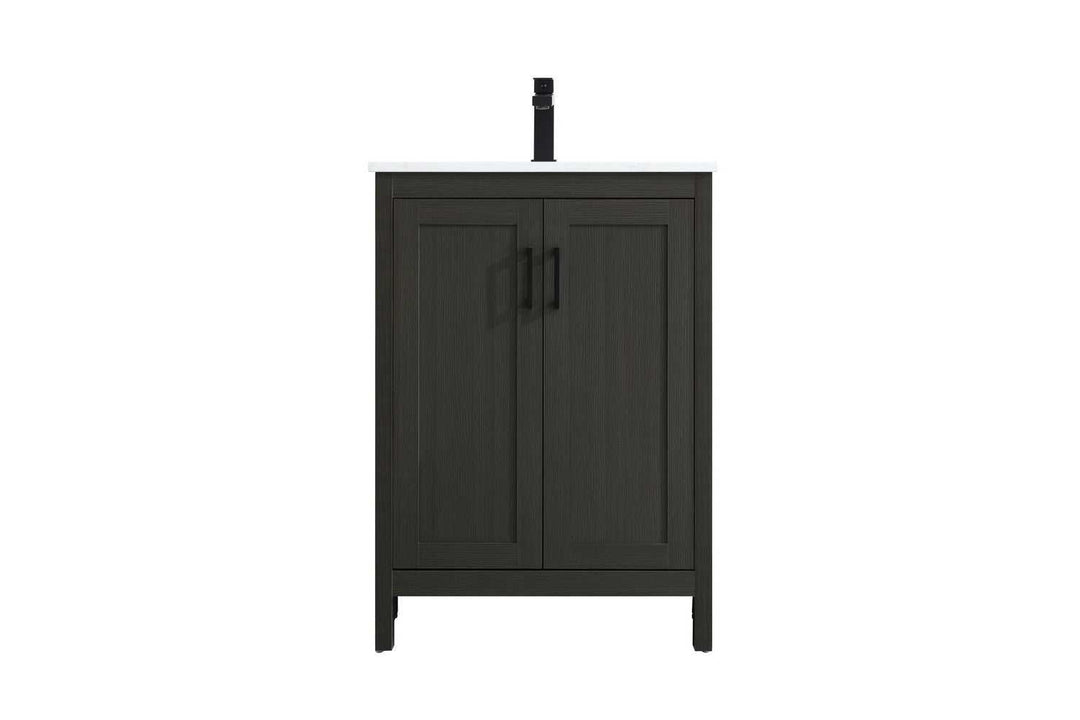 Finnley Bathroom Vanity in Mocha Brown Elegant Lighting