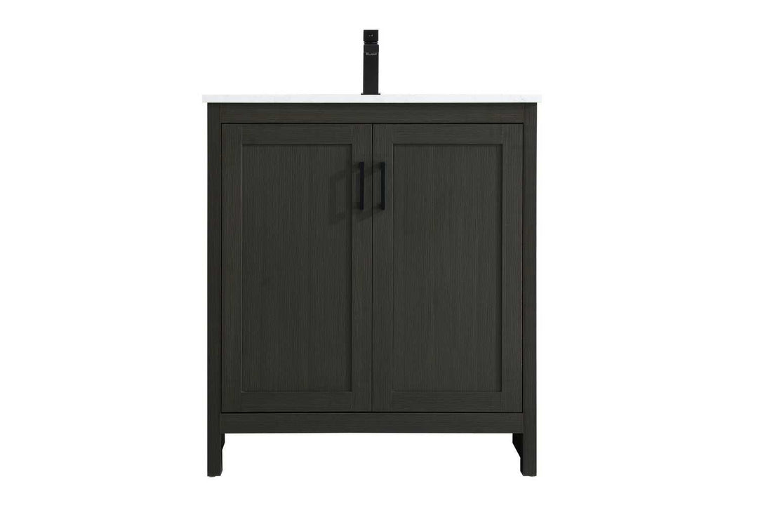 Finnley Bathroom Vanity in Mocha Brown Elegant Lighting