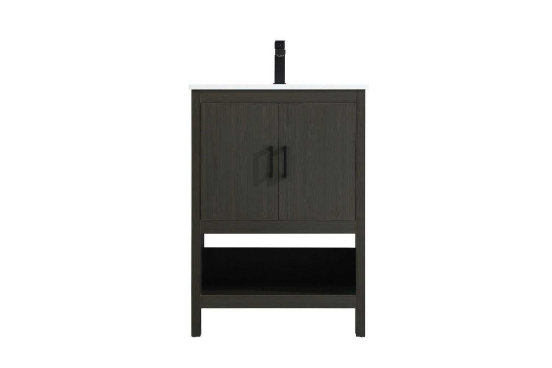 Ira Bathroom Vanity in Mocha Brown Elegant Lighting