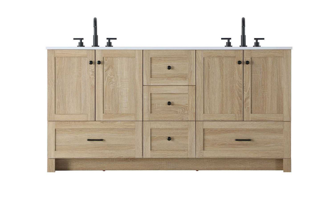 Soma Bathroom Vanity in Mango Wood Elegant Lighting