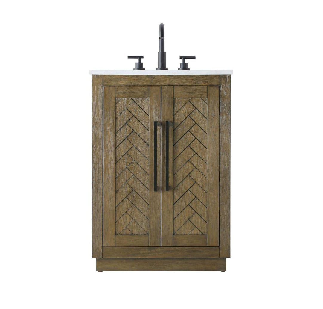 Chase Bathroom Vanity in Hazel Oak Elegant Lighting