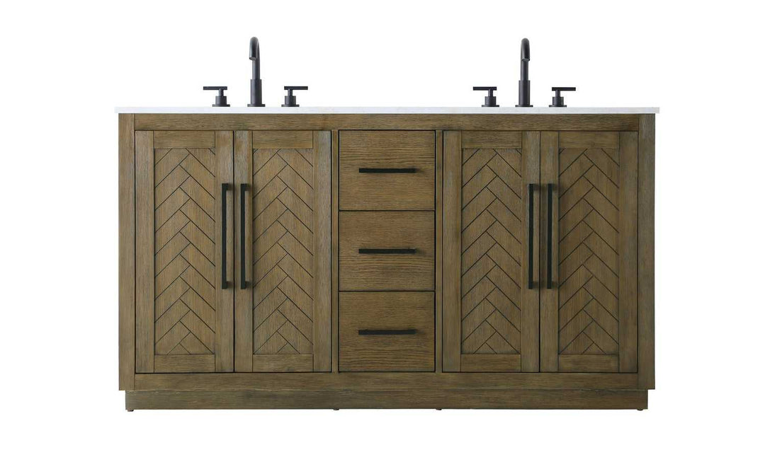 Chase Bathroom Vanity in Hazel Oak Elegant Lighting