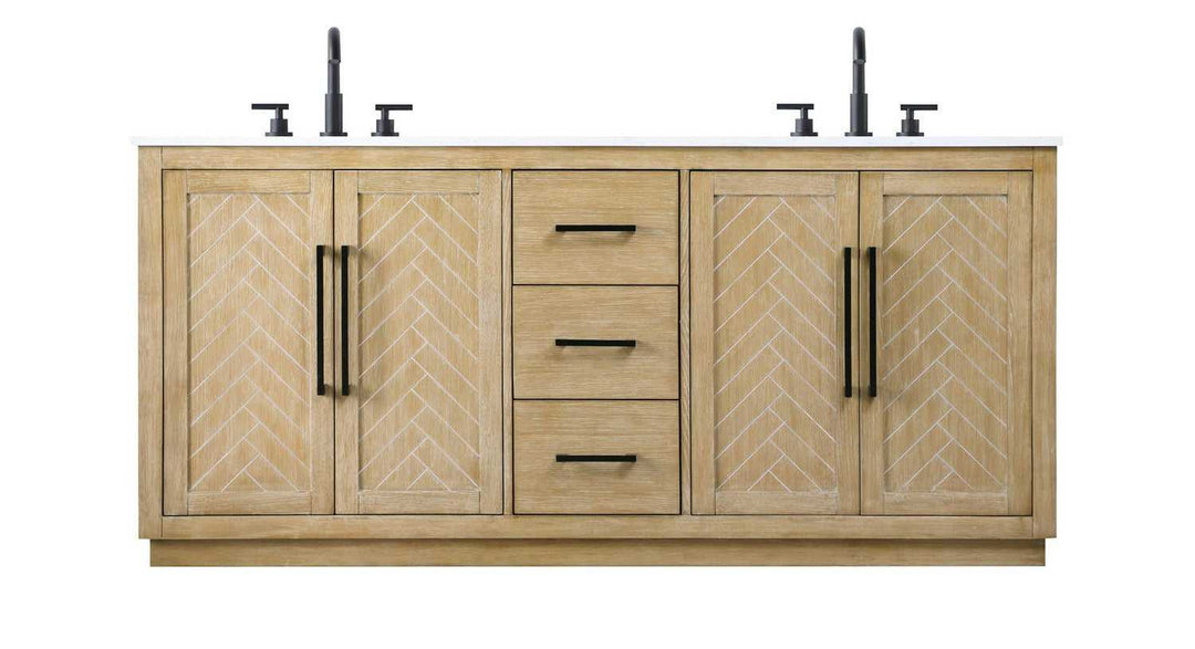 Chase Bathroom Vanity in Linen Oak Elegant Lighting