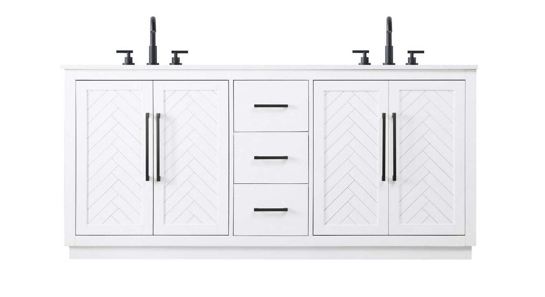 Chase Bathroom Vanity in White Elegant Lighting