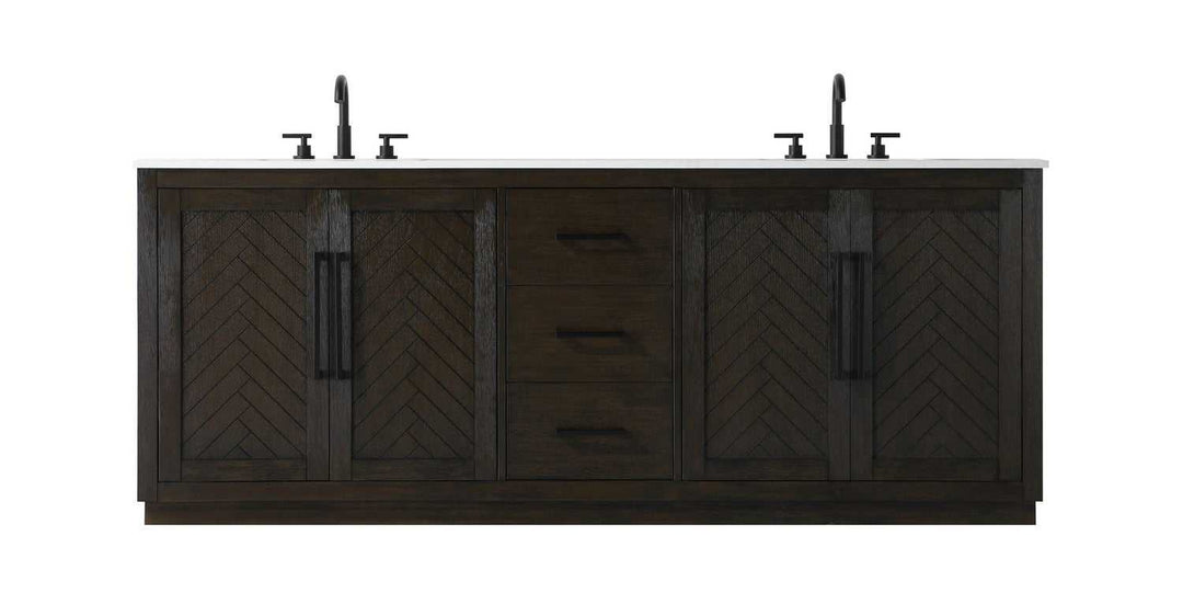 Chase Bathroom Vanity in Chocolate Oak Elegant Lighting