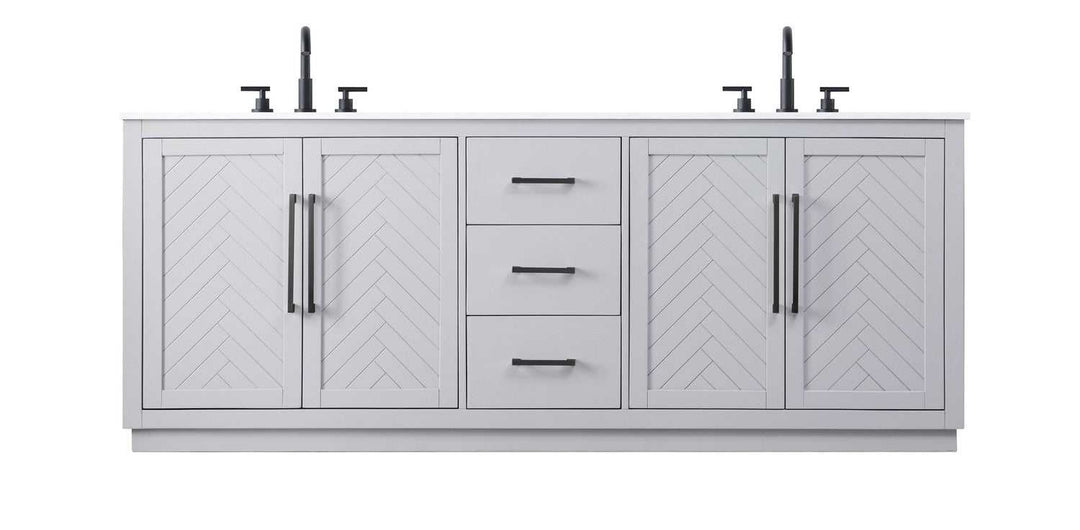 Chase Bathroom Vanity in Grey Elegant Lighting
