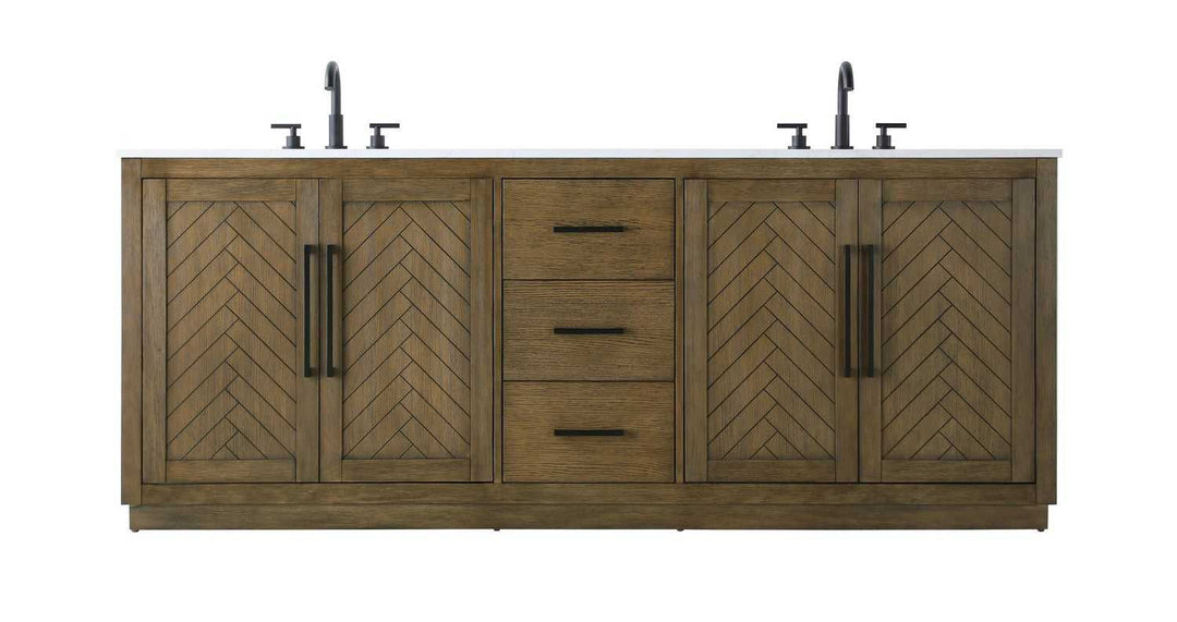 Chase Bathroom Vanity in Hazel Oak Elegant Lighting