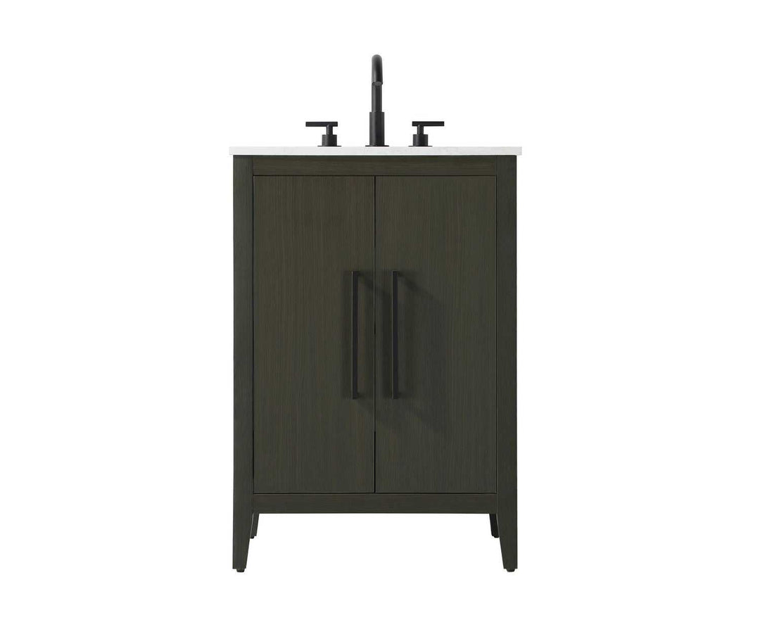 Millie Bathroom Vanity in Mocha Brown Elegant Lighting