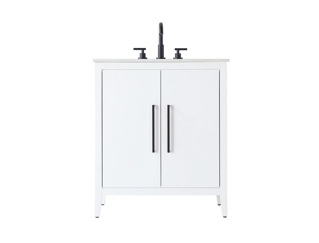 Millie Bathroom Vanity in White Elegant Lighting
