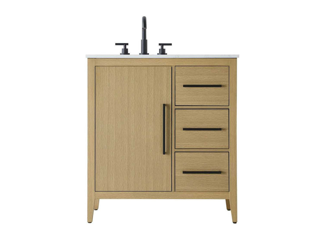 Millie Bathroom Vanity in Honey Brown Elegant Lighting