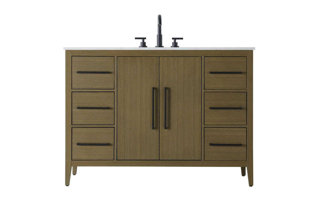Millie Bathroom Vanity in Chestnut Brown Elegant Lighting