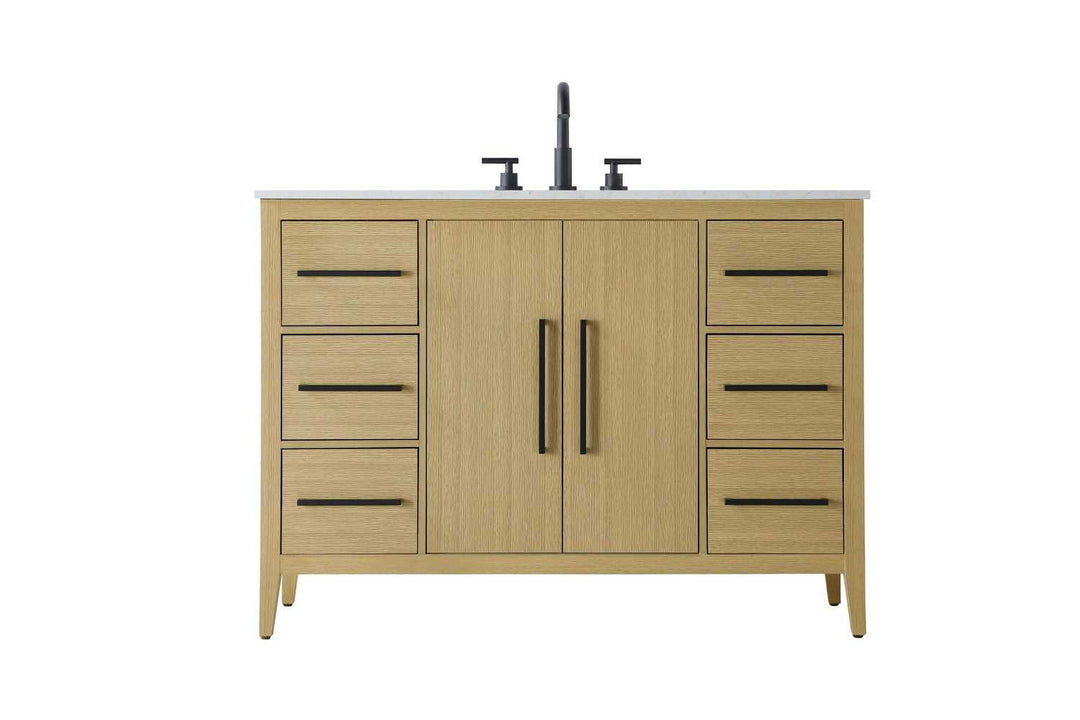 Millie Bathroom Vanity in Honey Brown Elegant Lighting