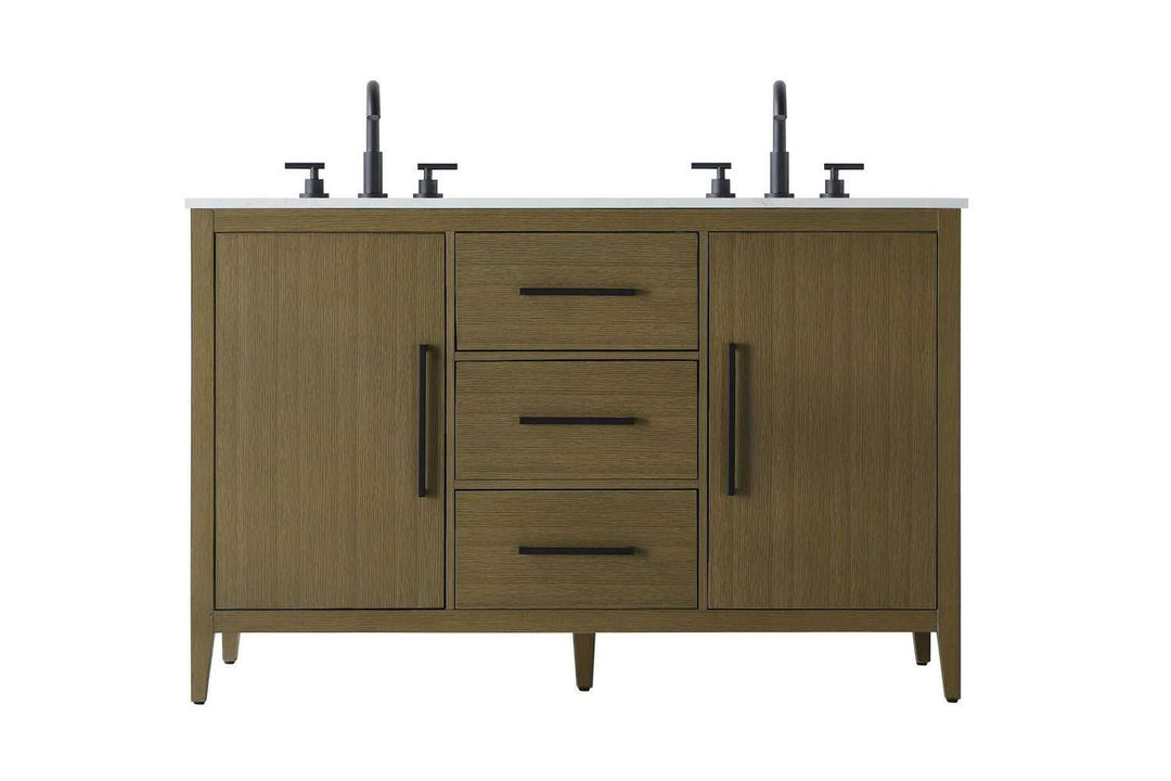 Millie Bathroom Vanity in Chestnut Brown Elegant Lighting