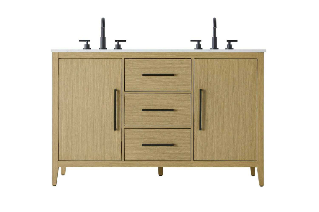 Millie Bathroom Vanity in Honey Brown Elegant Lighting
